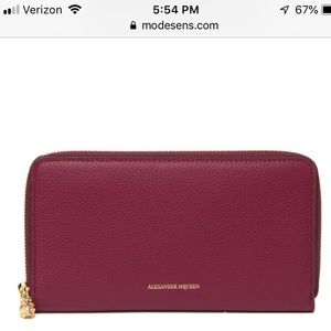 Brand new! Alexander McQueen continental wallet
